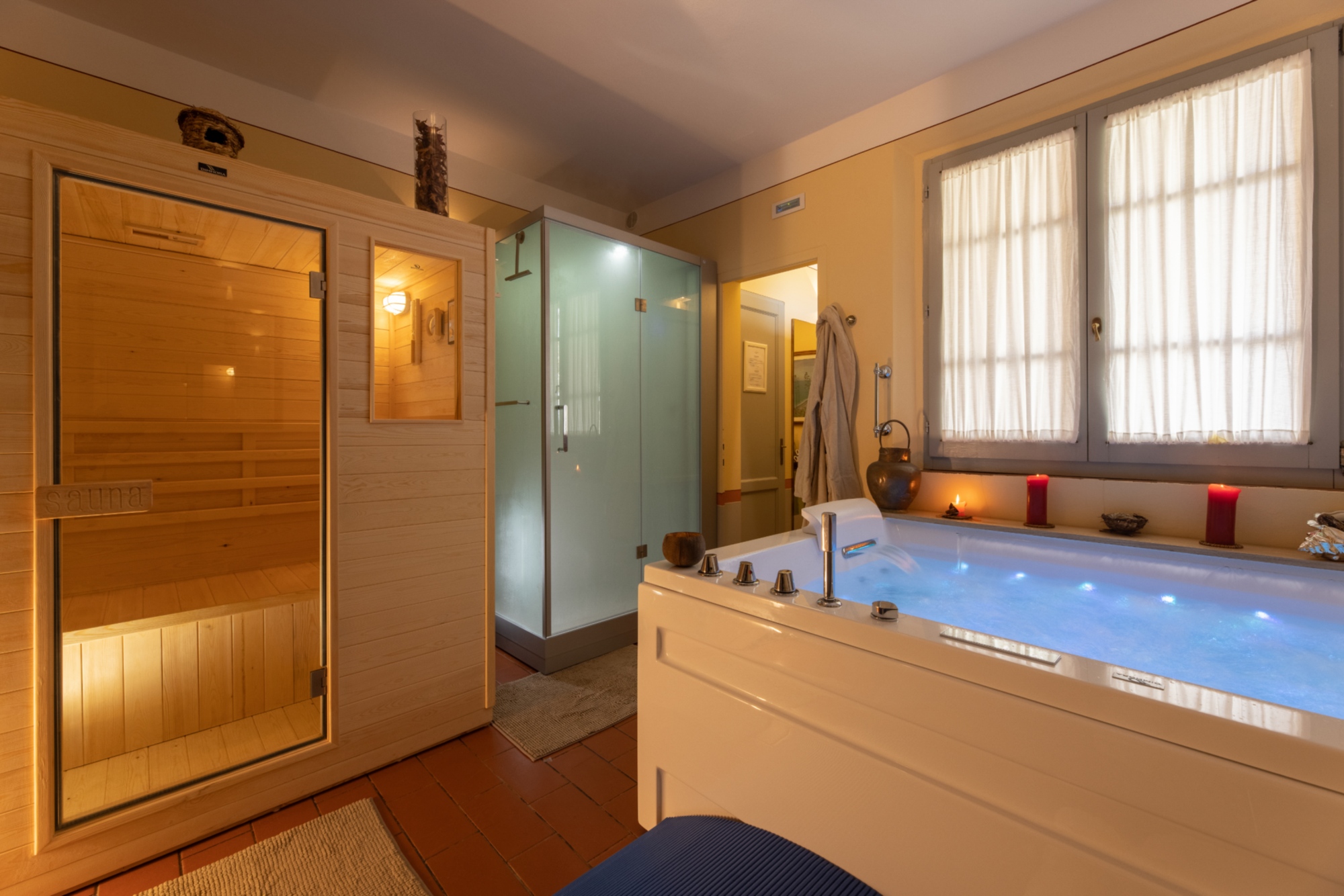 Soggiorno Casa Bellavista con spa