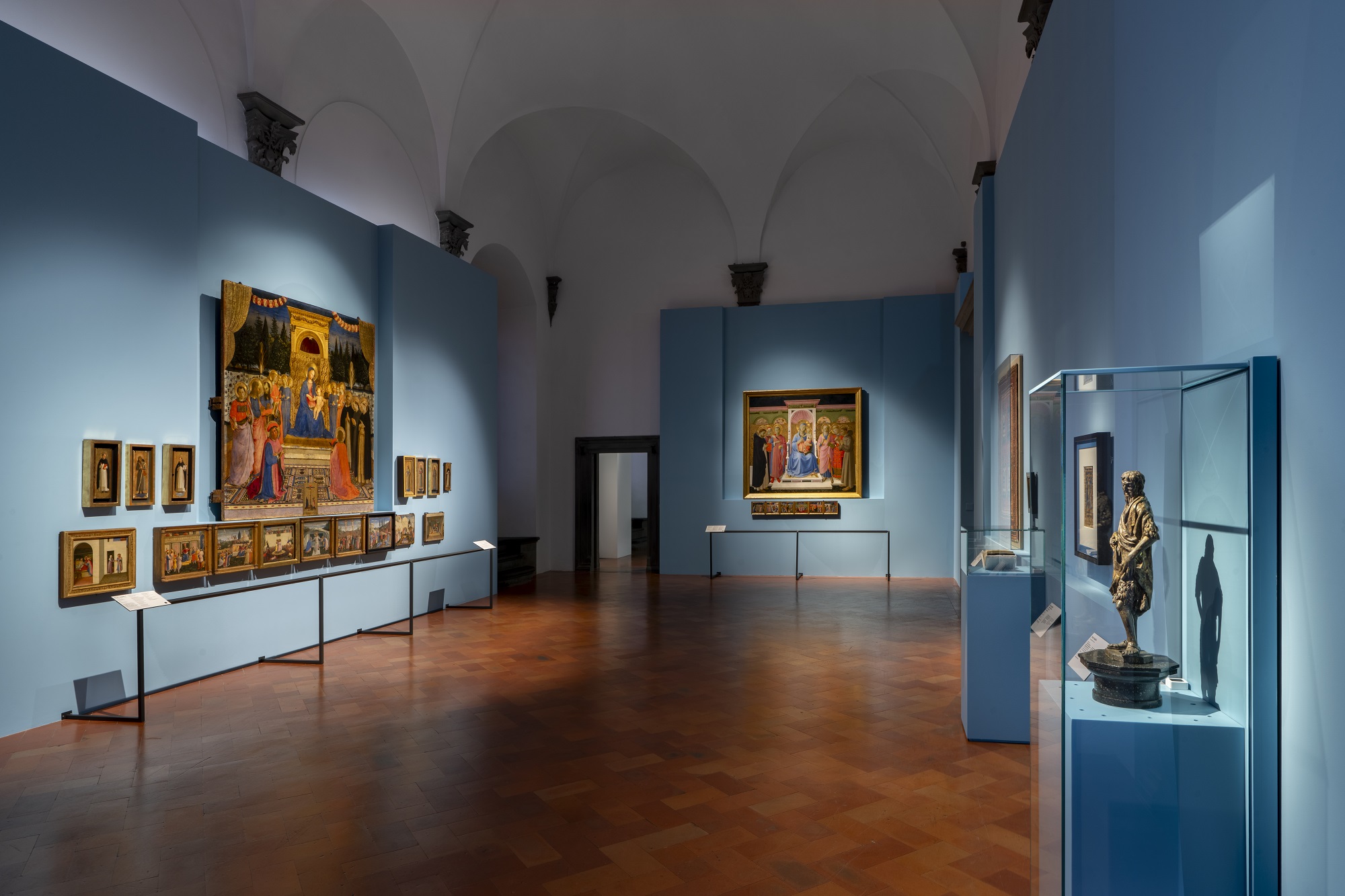 Una sala della mostra Beato Angelico a Palazzo Strozzi