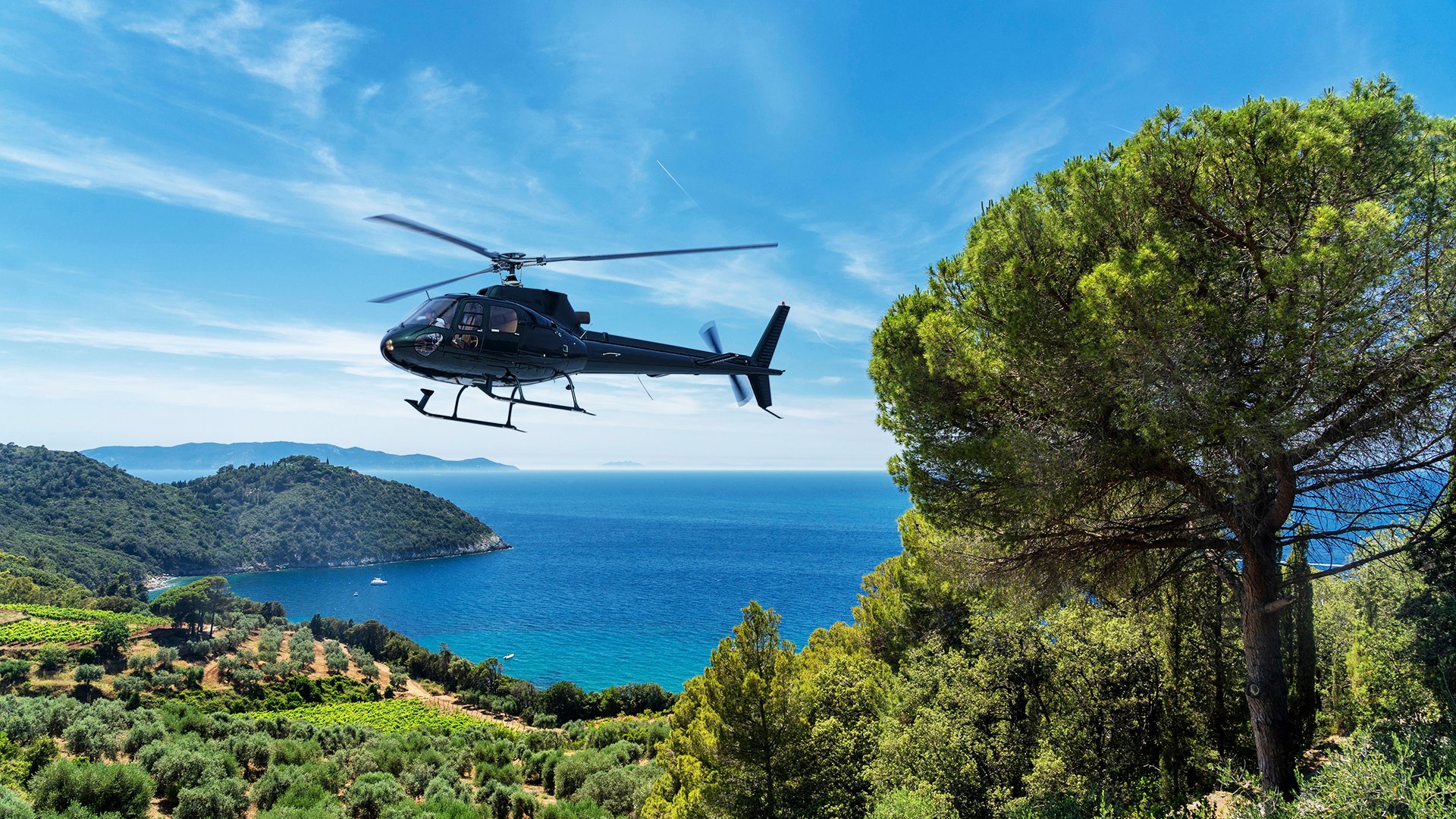 Un'esperienza unica in elicottero per osservare dall’alto i luoghi più iconici della Toscana