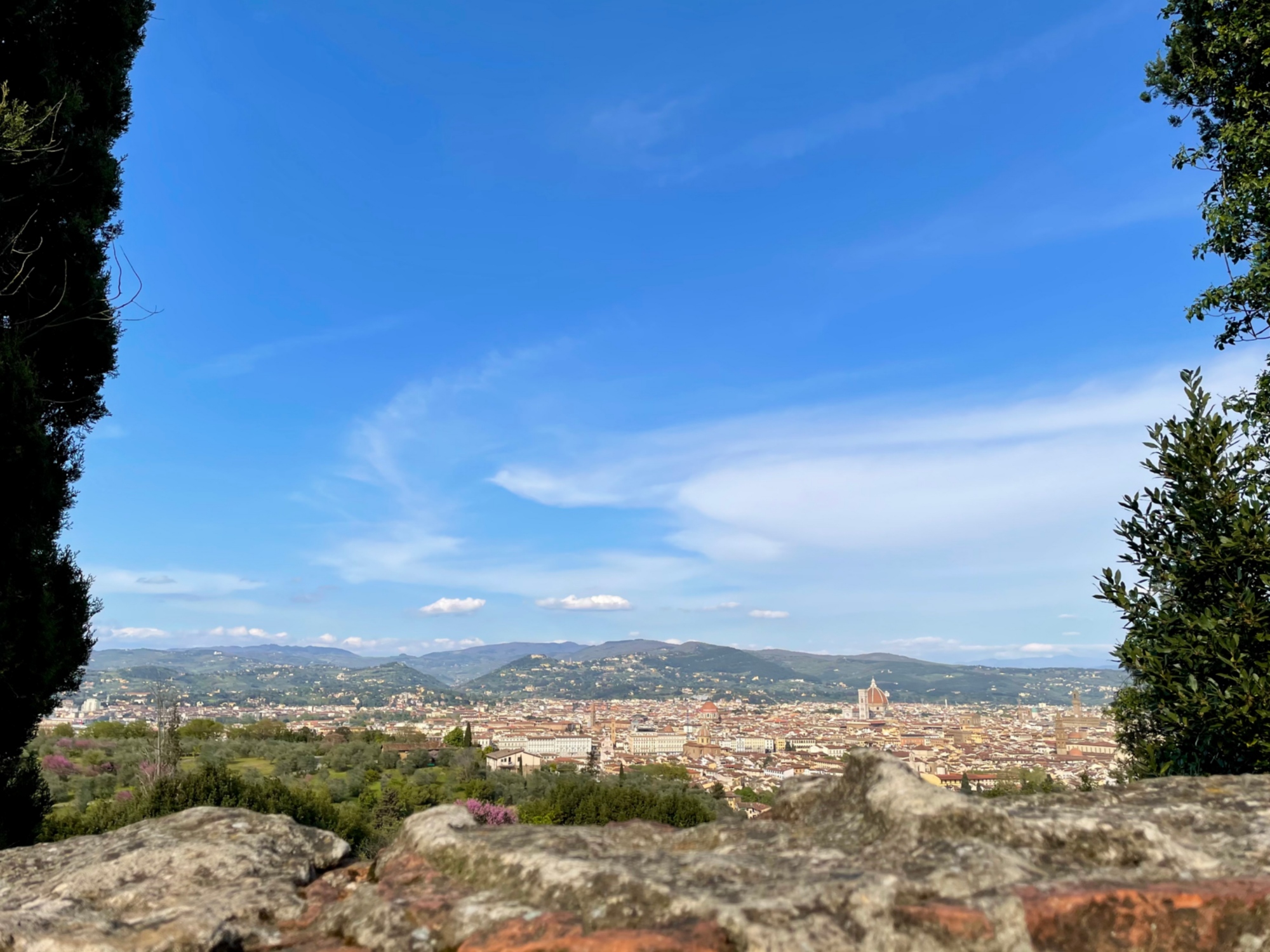 Panorama su Firenze da via Roti Michelozzi