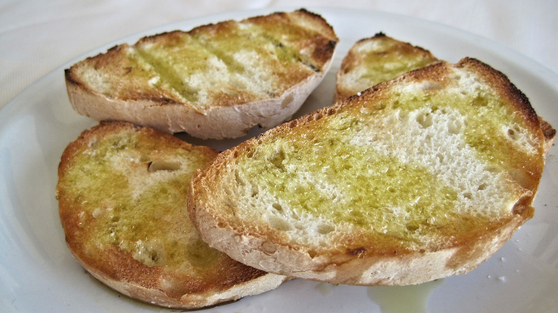 Bruschetta con l'olio novo