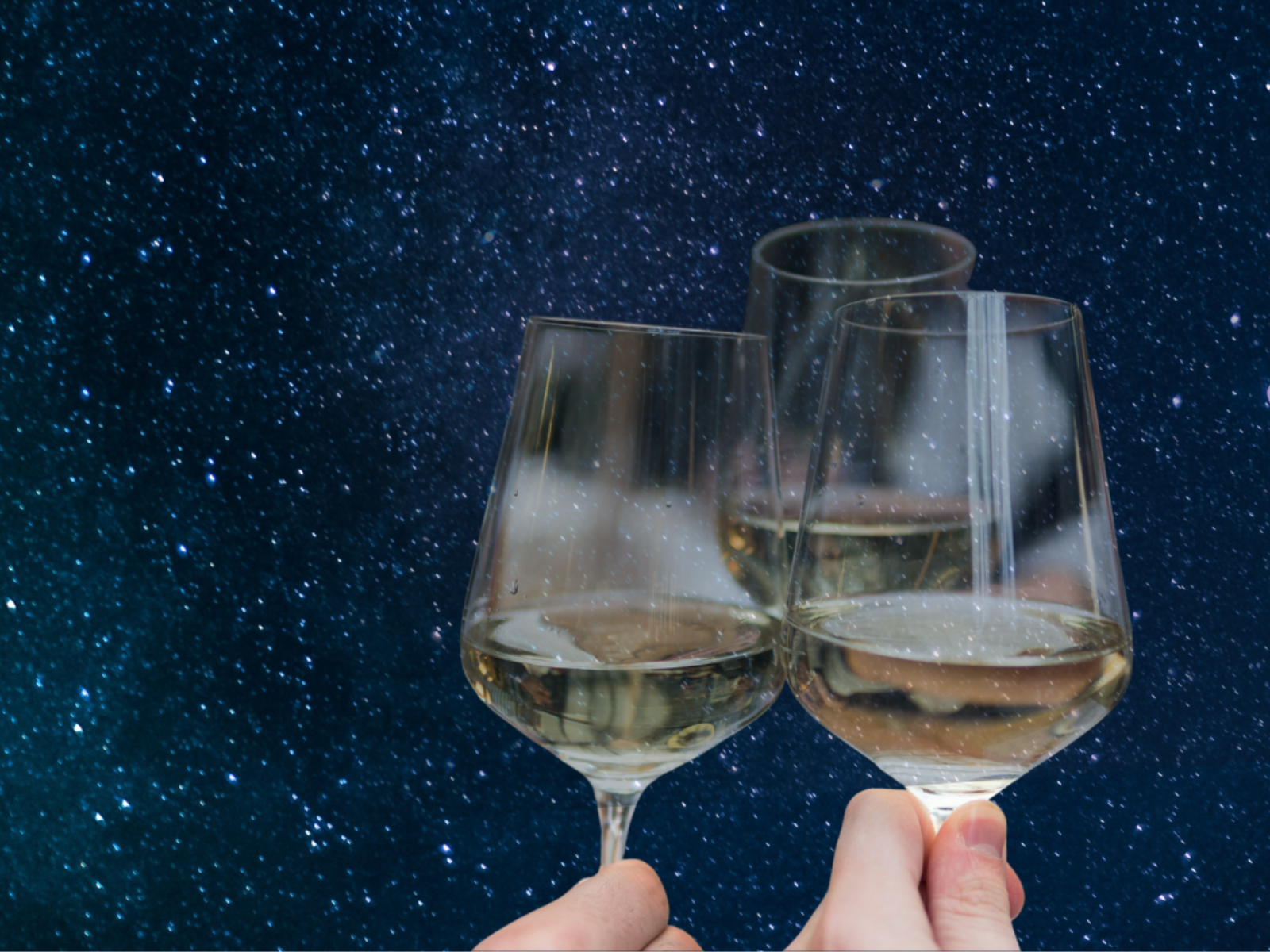 Un brindisi sotto le stelle