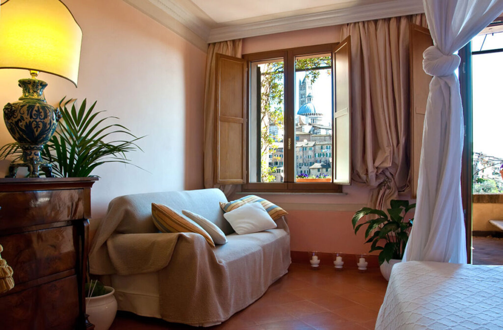 Room with a view of Siena
