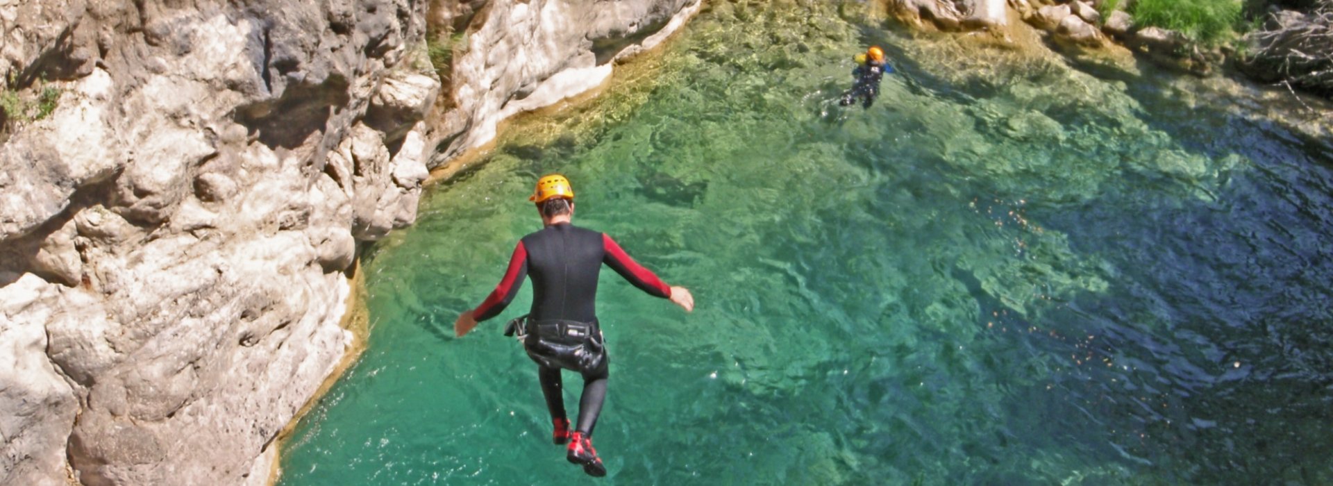 Canyoning in Tuscany at Rio Selvano Canyoning in Tuscany at Rio Selvano