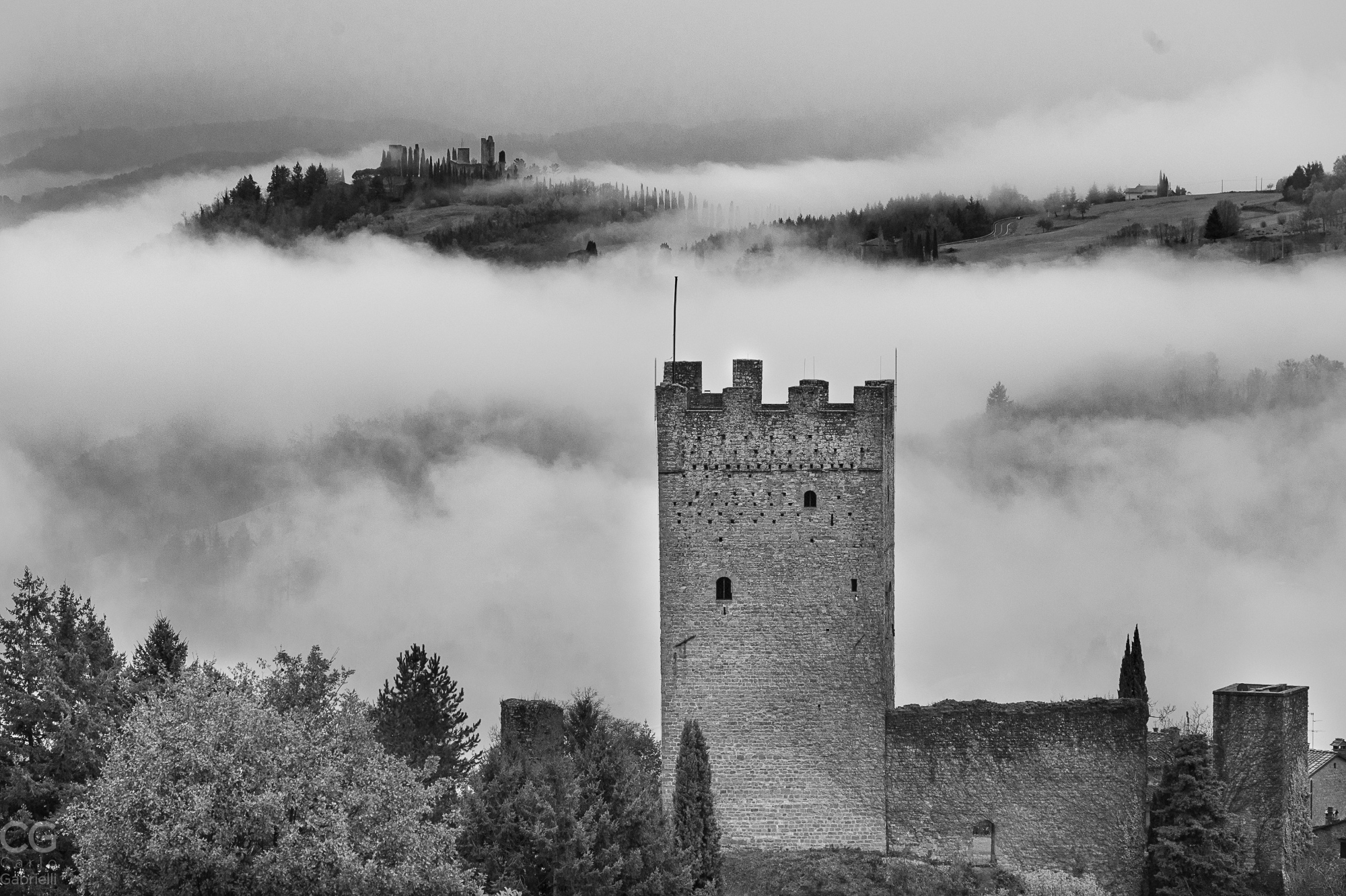 The castles of Porciano and Romena