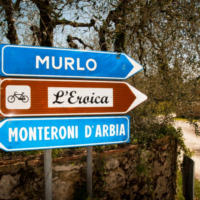 Lungo il percorso Eroica attraversando il Chianti, le Crete Senesi e la Val d’Orcia