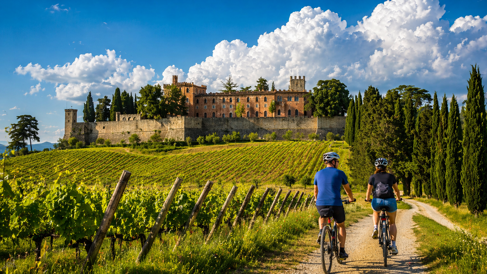 Castello di Brolio e-bike tour self-guided