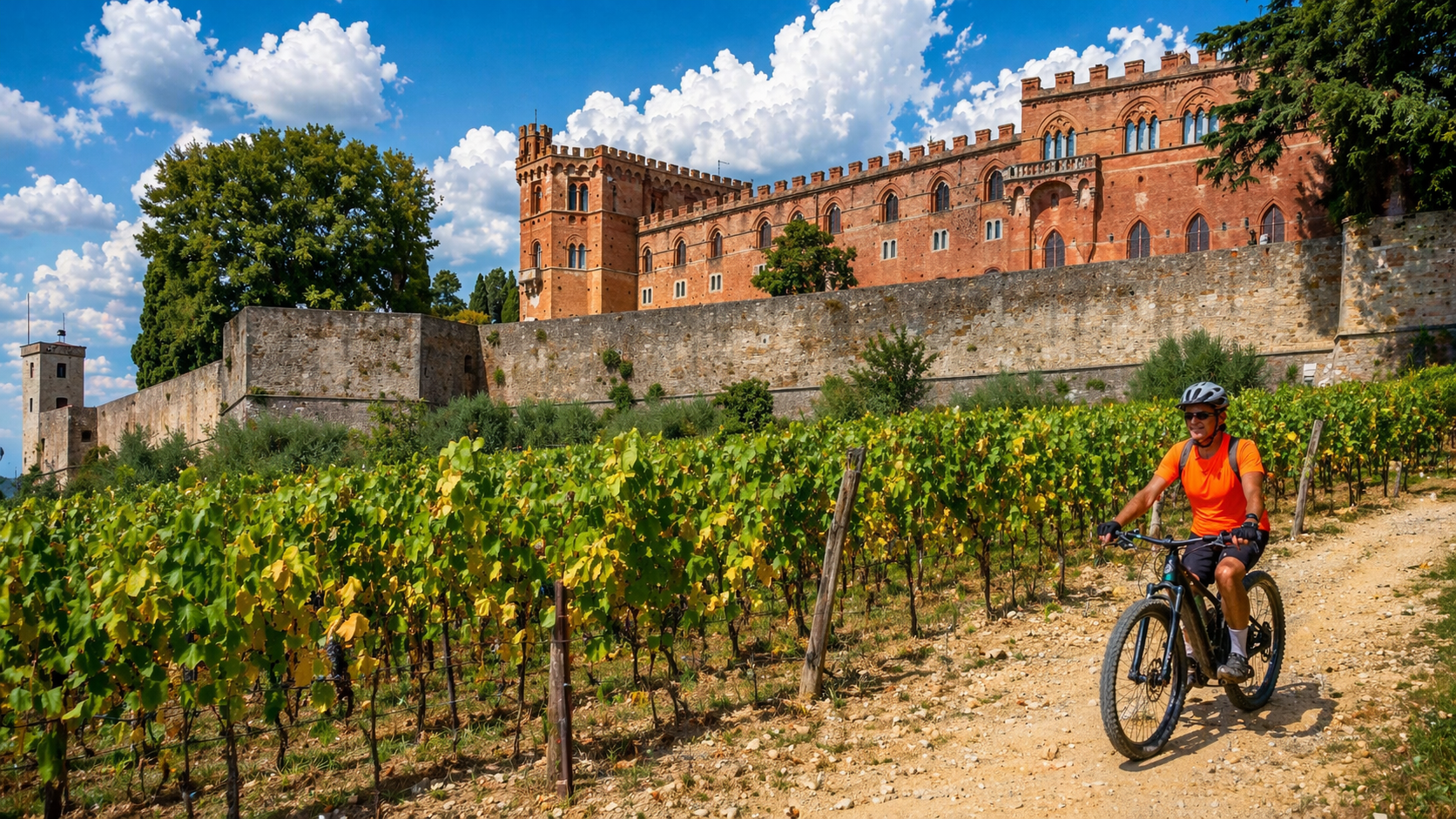 Castello di Brolio e-bike tour self-guided