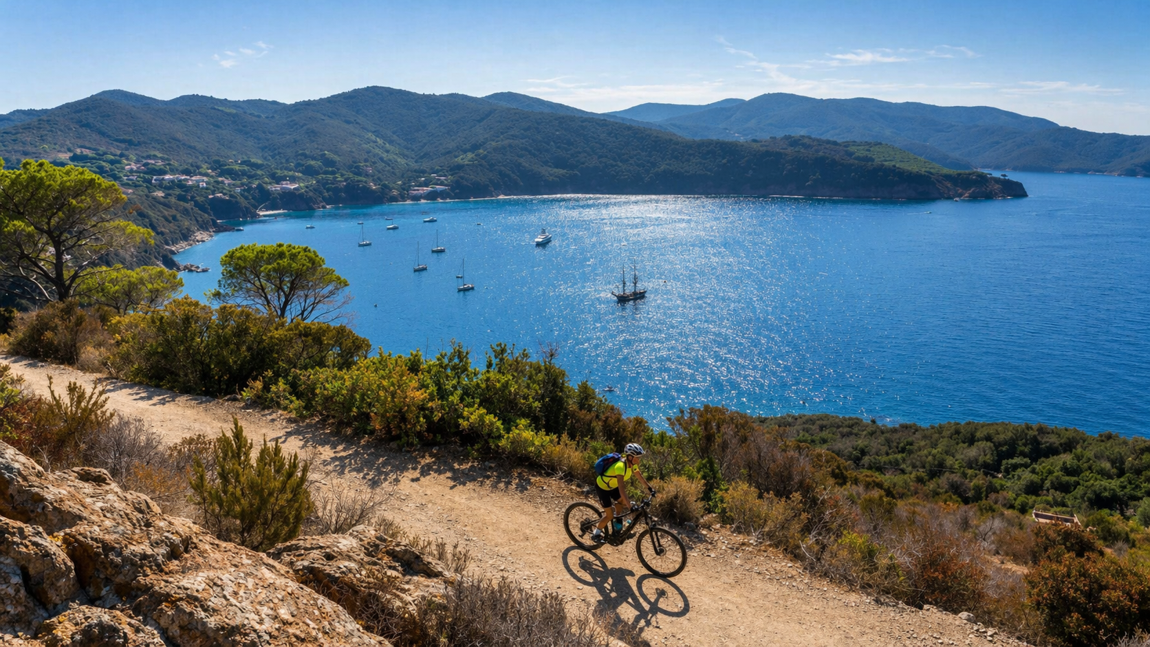 Cala Violina e-bike tour self-guided
