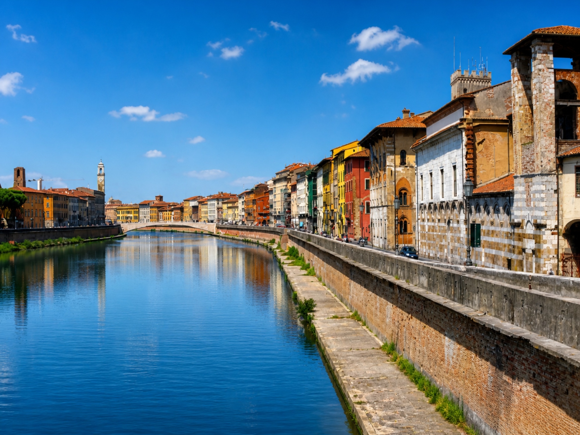 I Lungarni di Pisa lungo il percorso