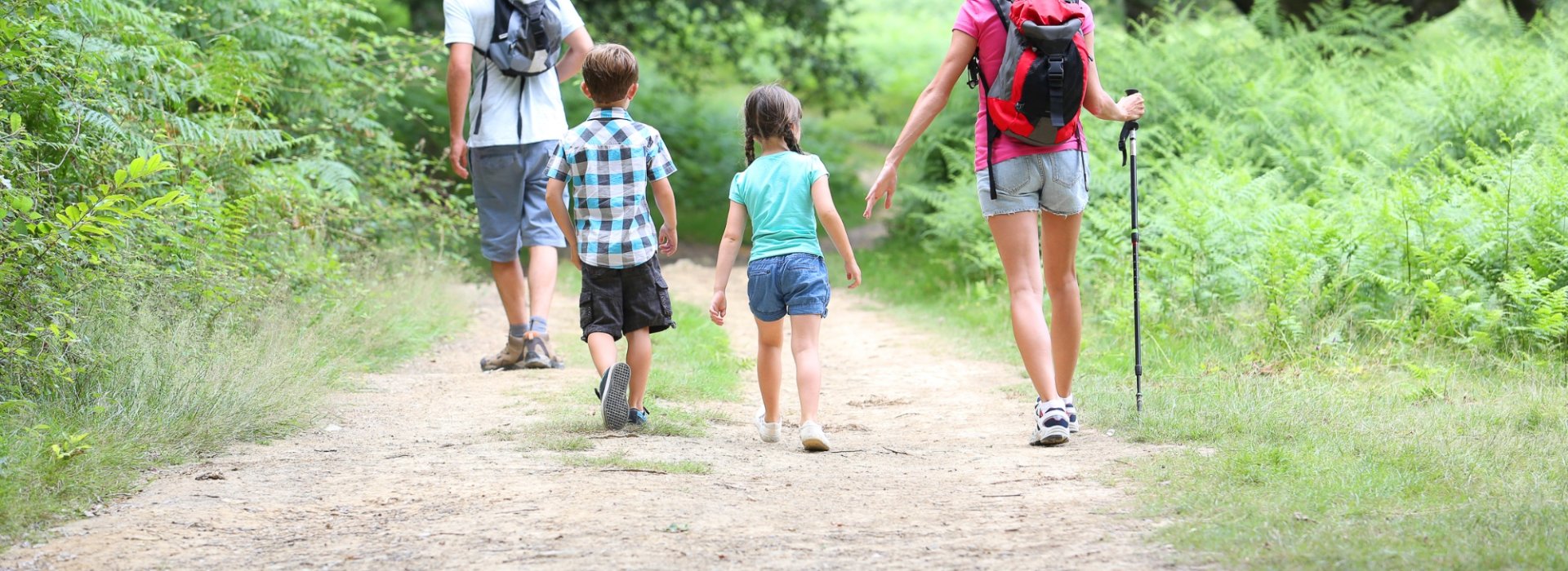 trekking nella natura