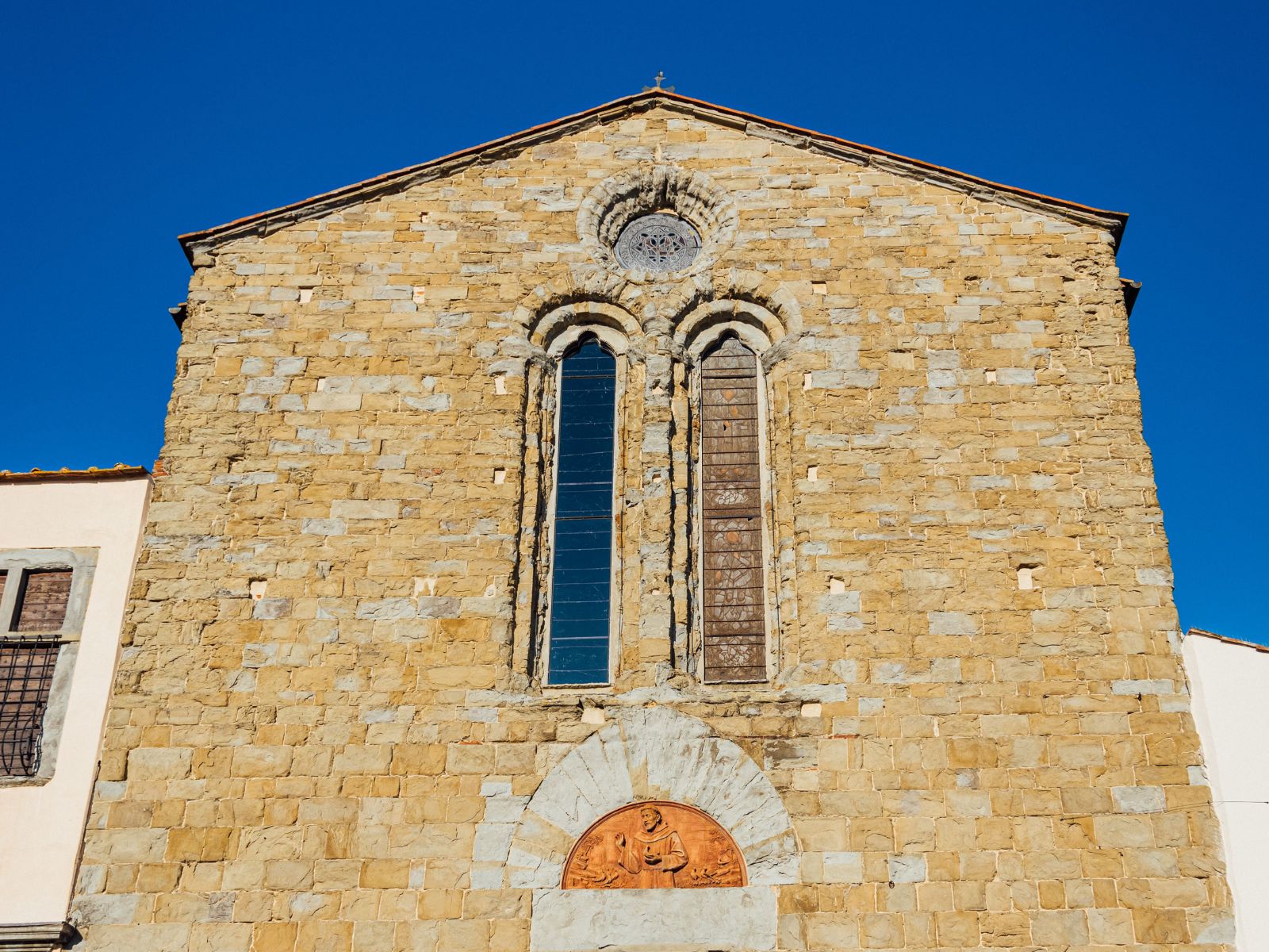 Facade of the Church of St. Francis in Castiglion Fiorentino