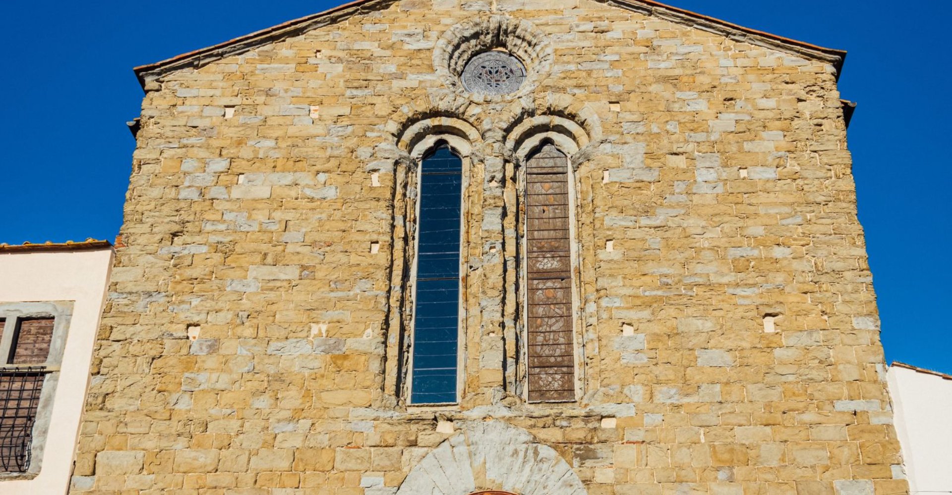 Fachada de la Iglesia San Francesco en Castiglion Fiorentino