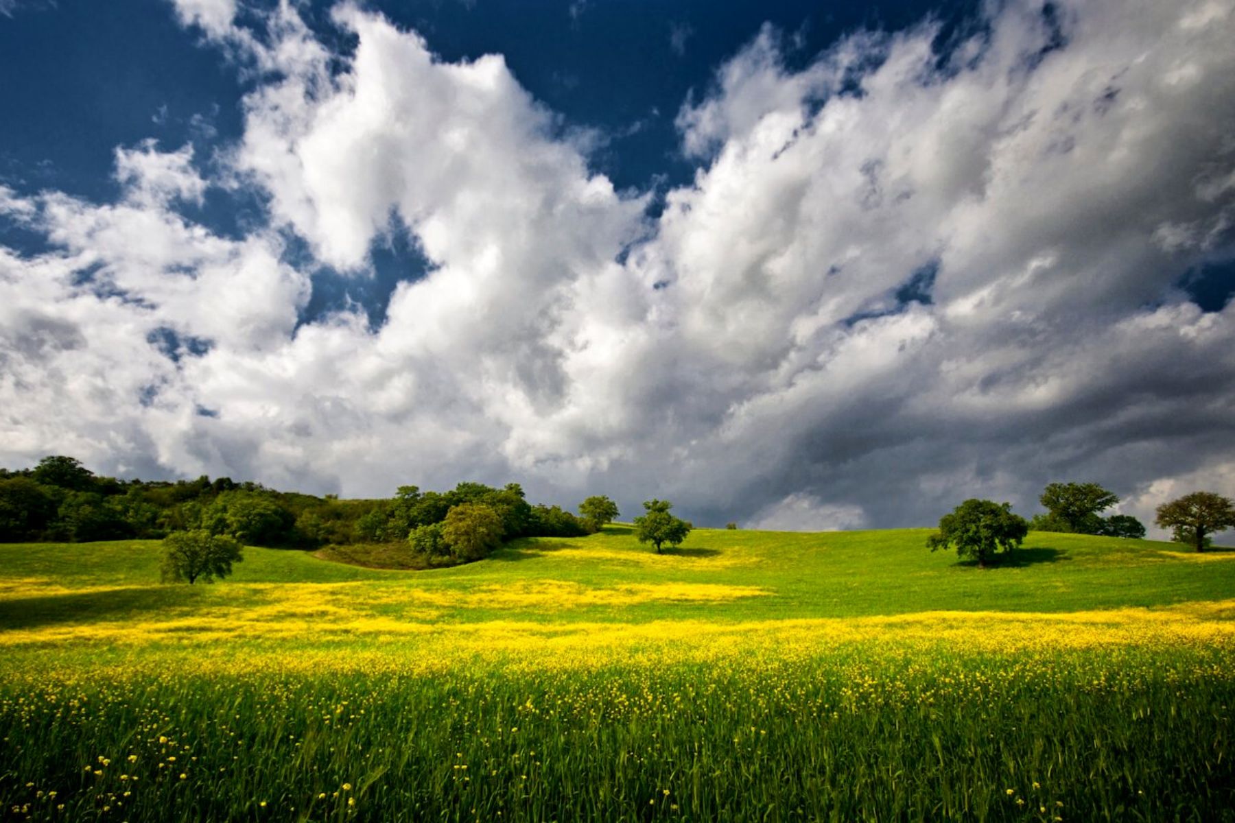 Die Landschaft von Cinignano