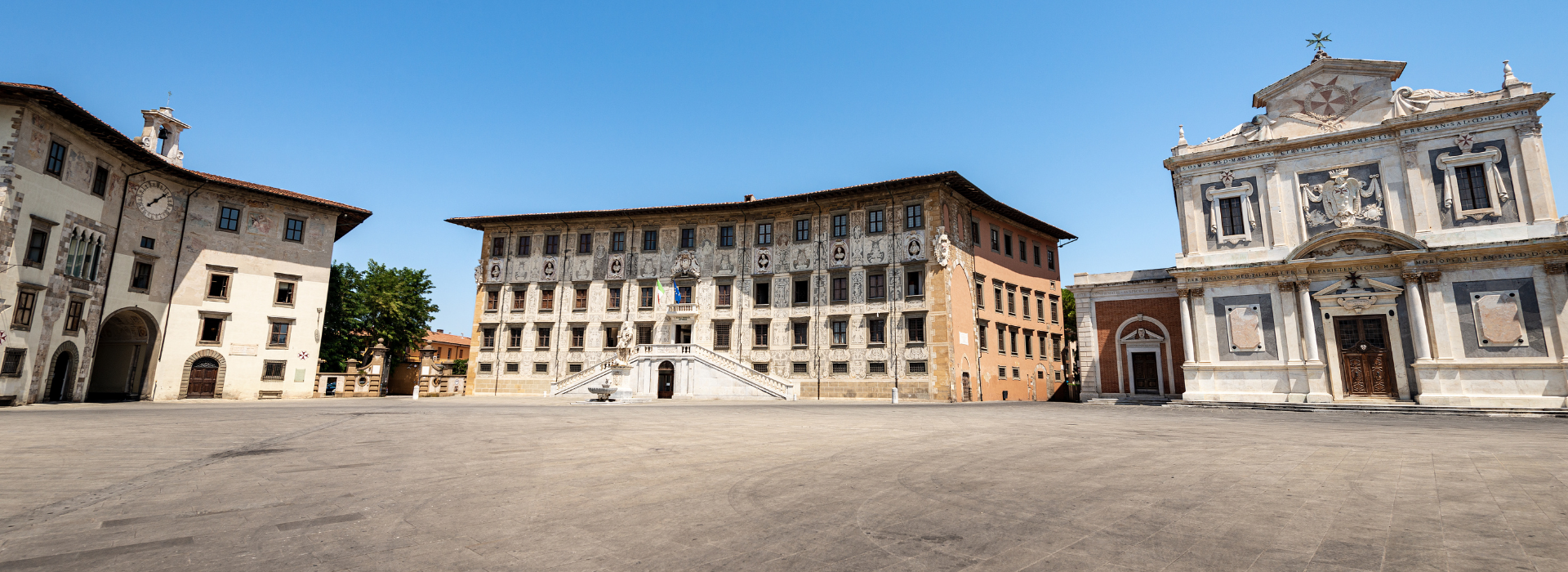 Dante in Pisa - Hungerturm - Piazza dei Cavalieri