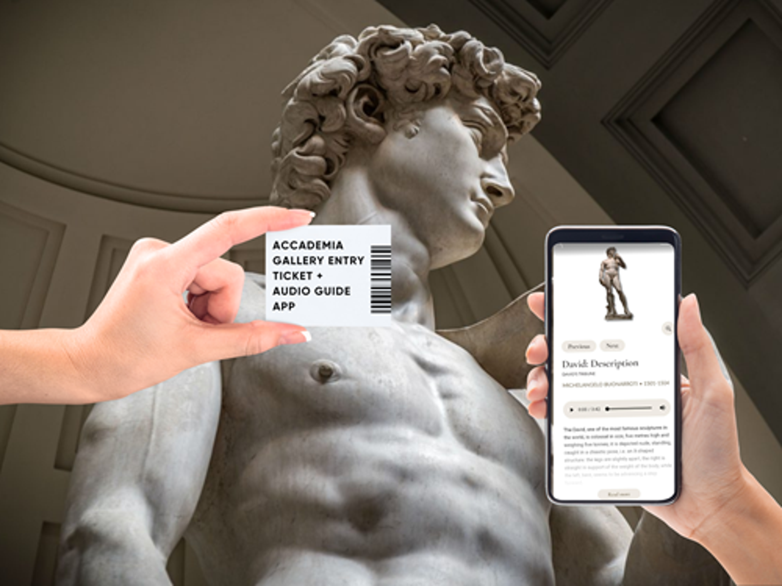 Firenze: Galleria dell'Accademia, biglietto e AudioApp
