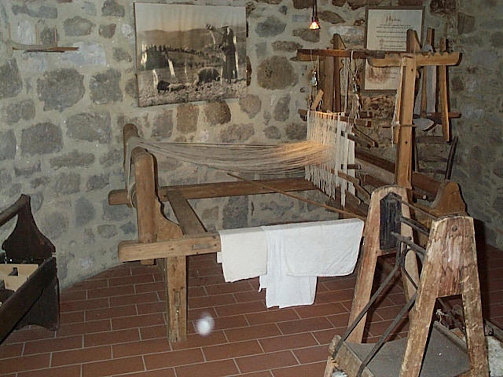The instruments on display