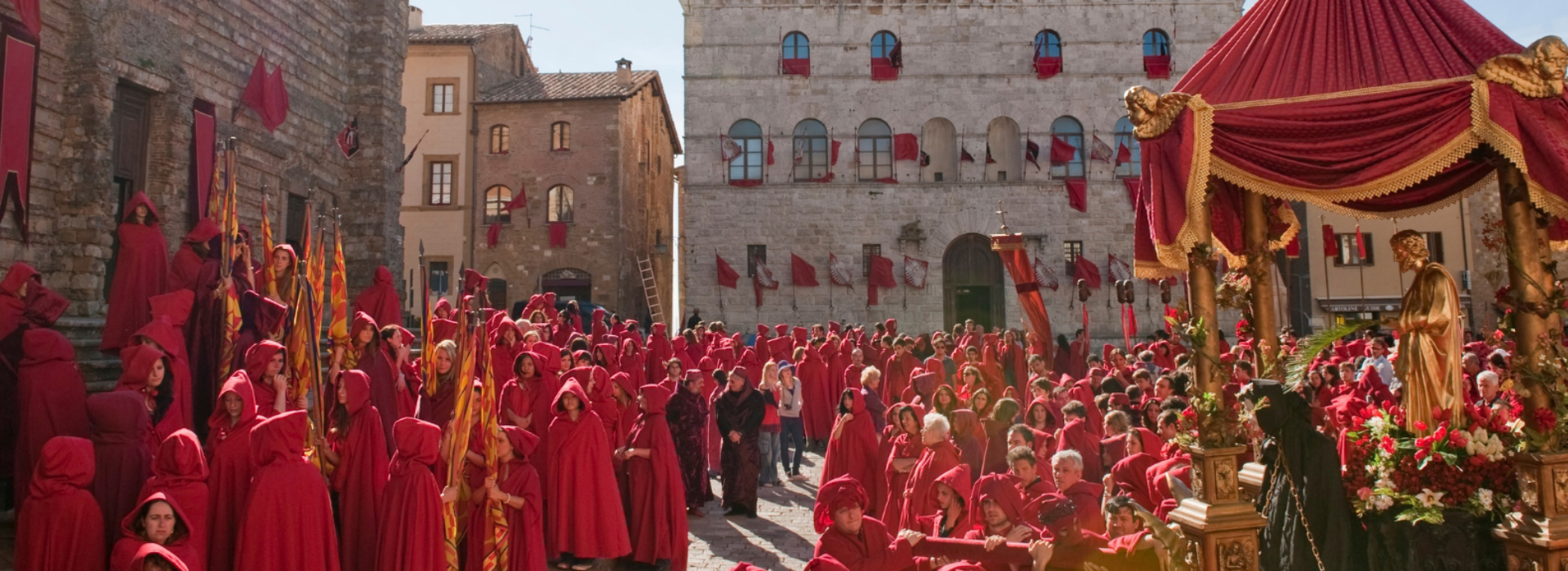 Piazza Grande Montepulciano during the recording of New Moon