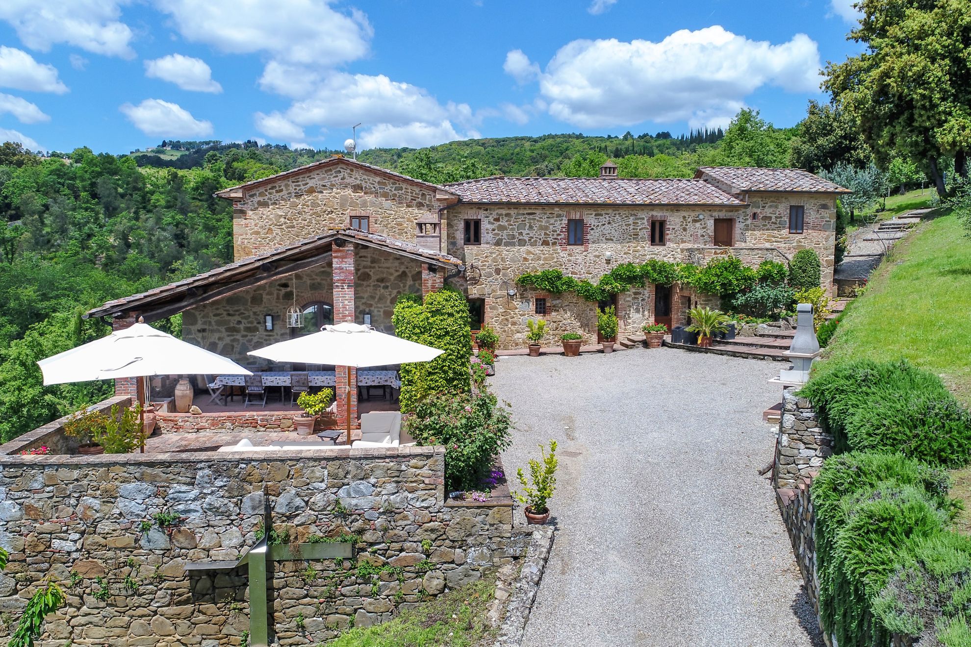 Chiusarella, the main villa