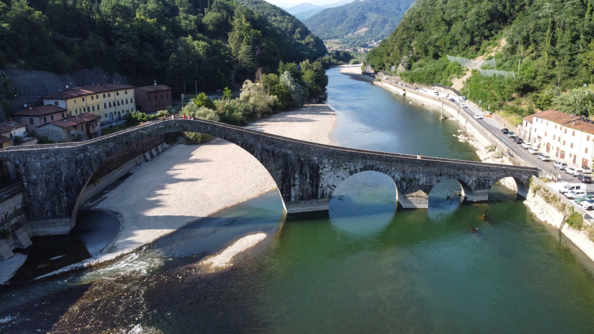 Bike holiday: Ponte della Maddalena Borgo a mozzano, Lucca