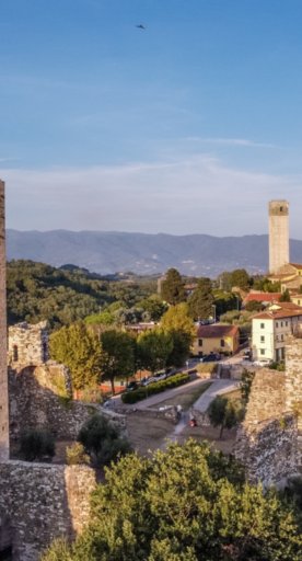 Die alte Burg von Serravalle Pistoiese
