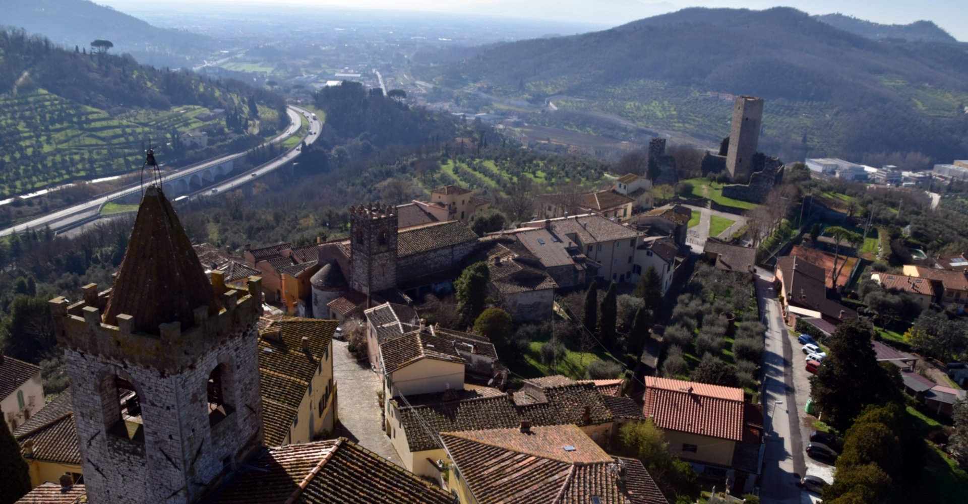 Vista dall'alto del borgo Vista dall'alto del borgo