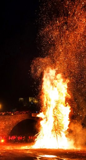 The bonfire of San Geminiano