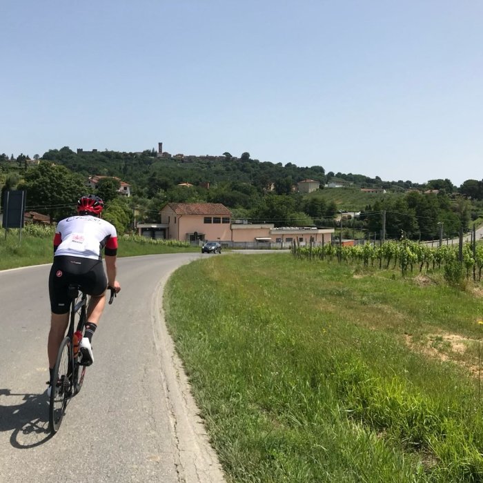 Tour in bicicletta nelle campagne lucchesi fino a Montecarlo con degustazione