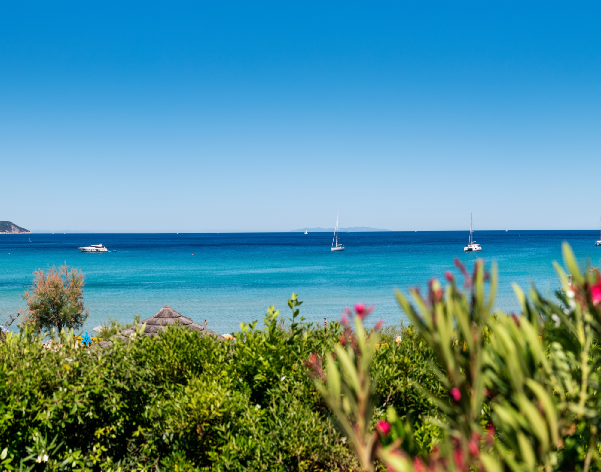 View of Biodola beach