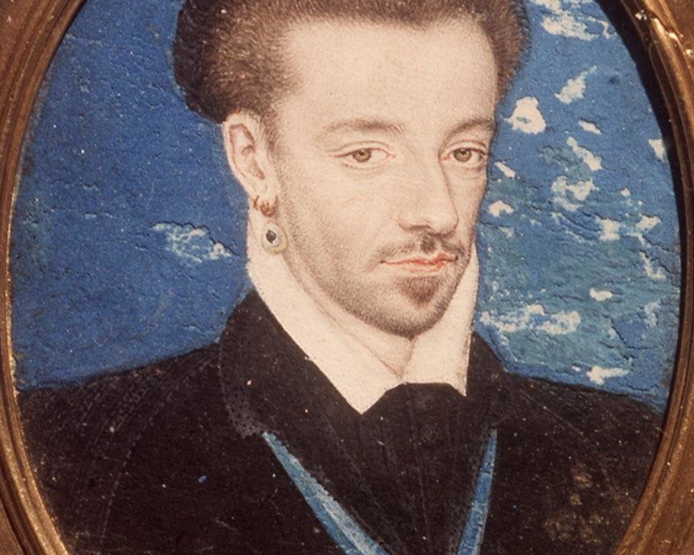 Enrique III - retrato de François Clouet - 1570 apróx.