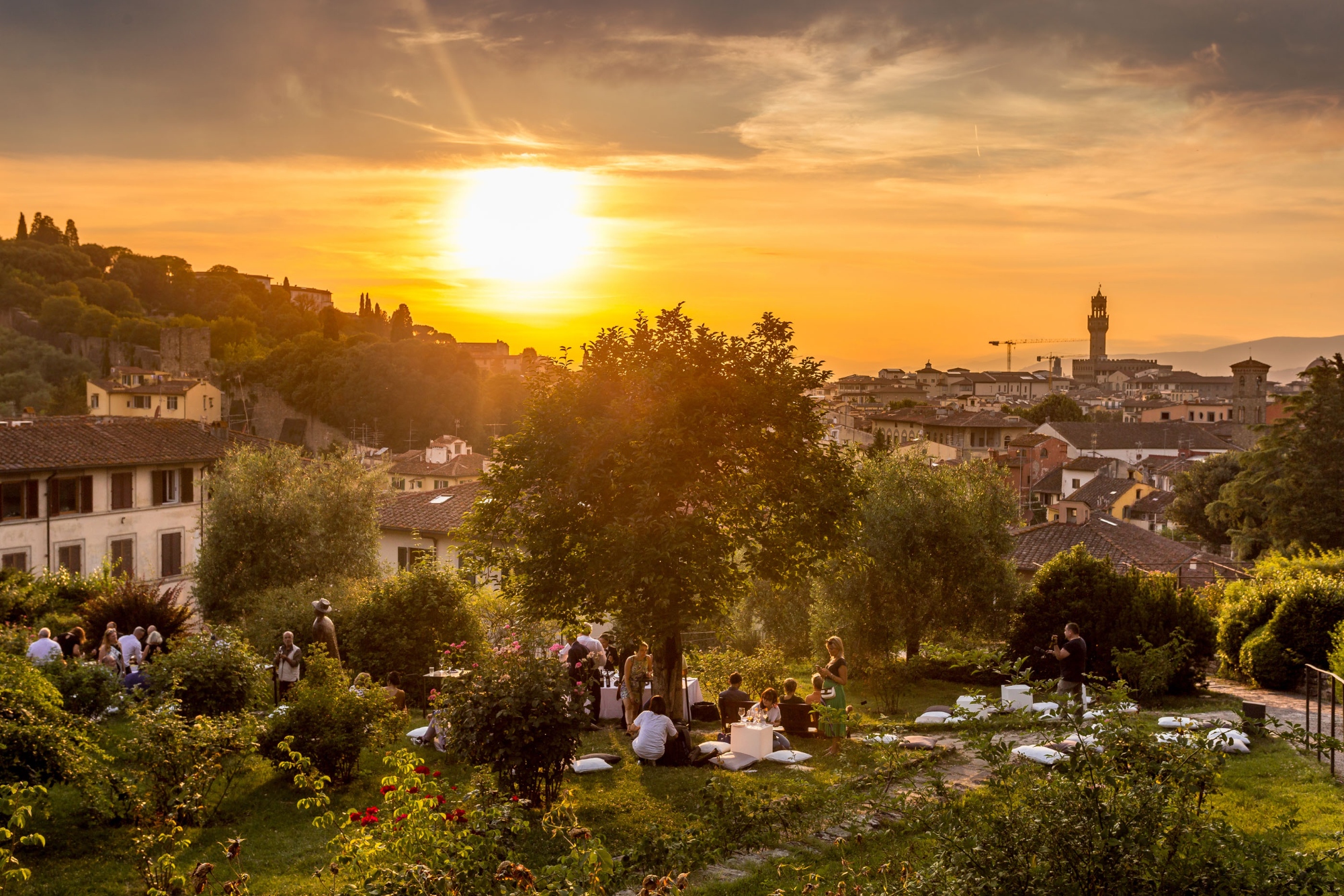 il giardino delle rose  a Firenze