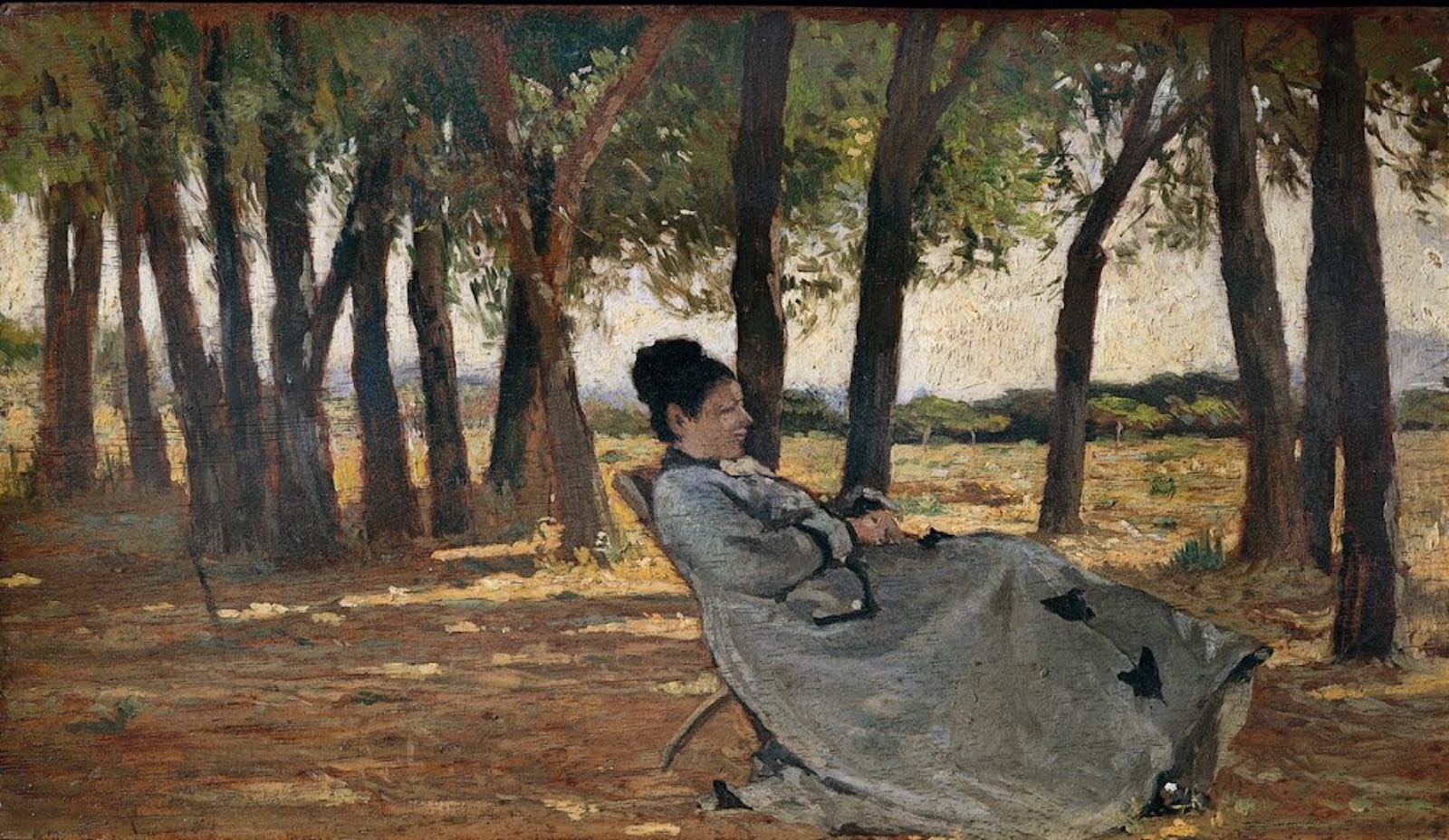 Giovanni Fattori, Frau Martelli in Castiglioncello