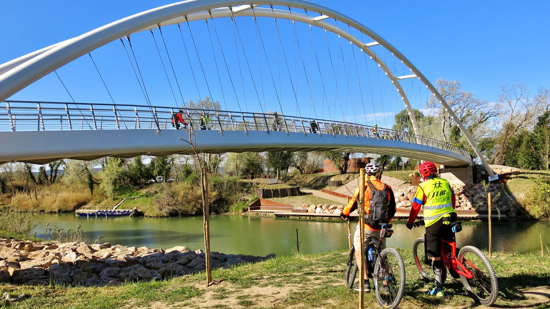 Cycle-pedestrian Bridge Ombrone River