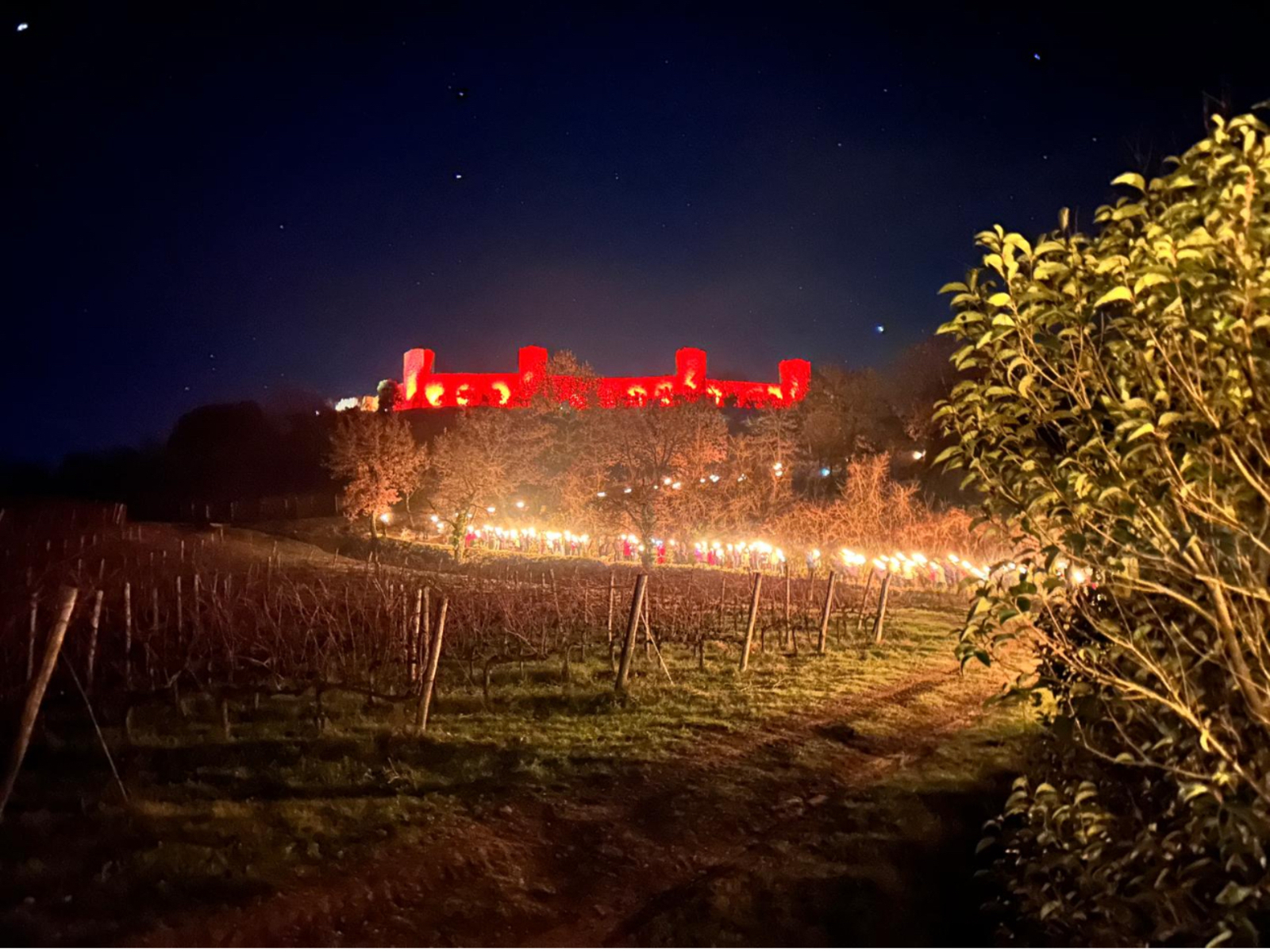 Christmas Torchlight Procession in Monteriggioni