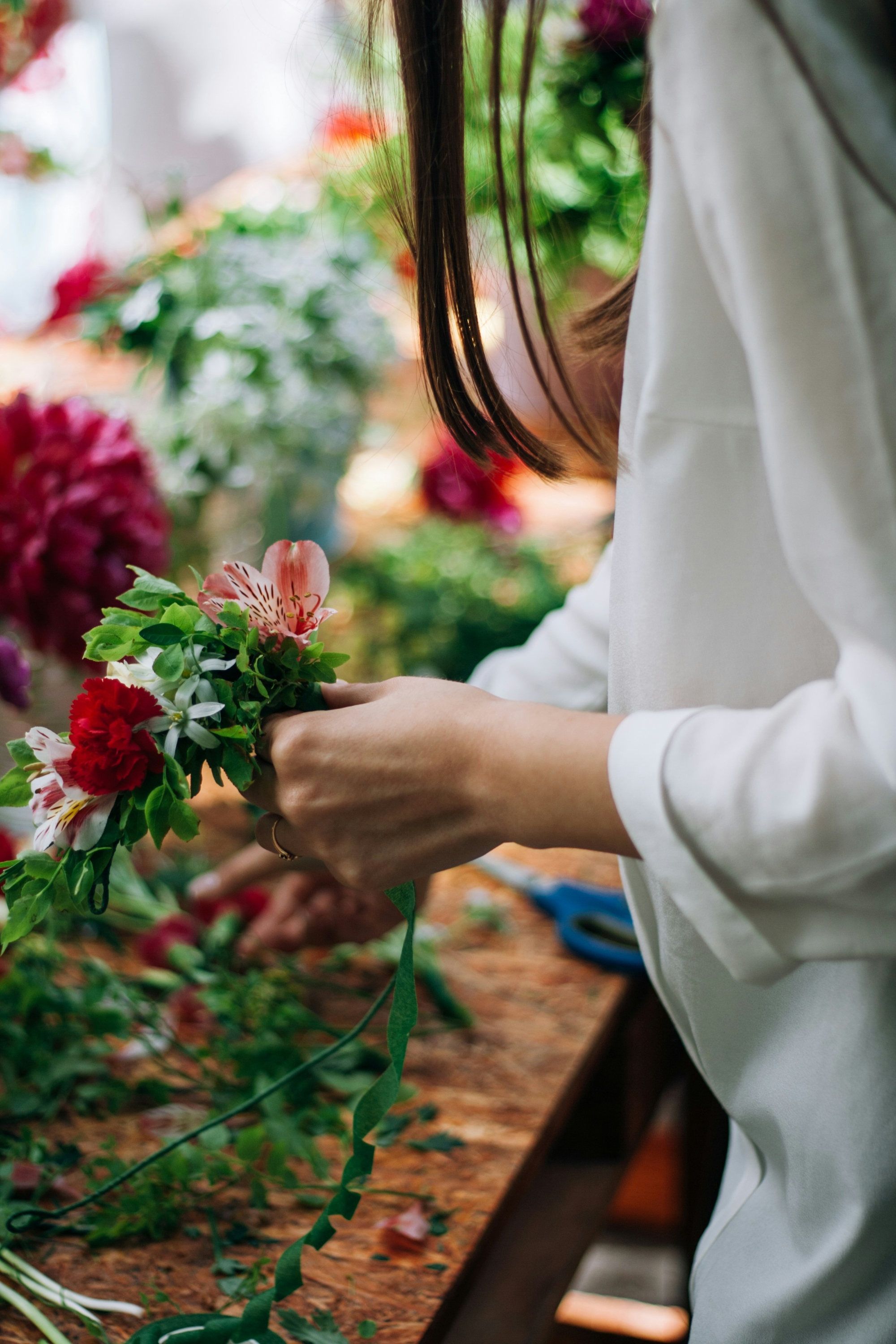 Floral design workshop with a local flower designer – Slow Living Tuscany