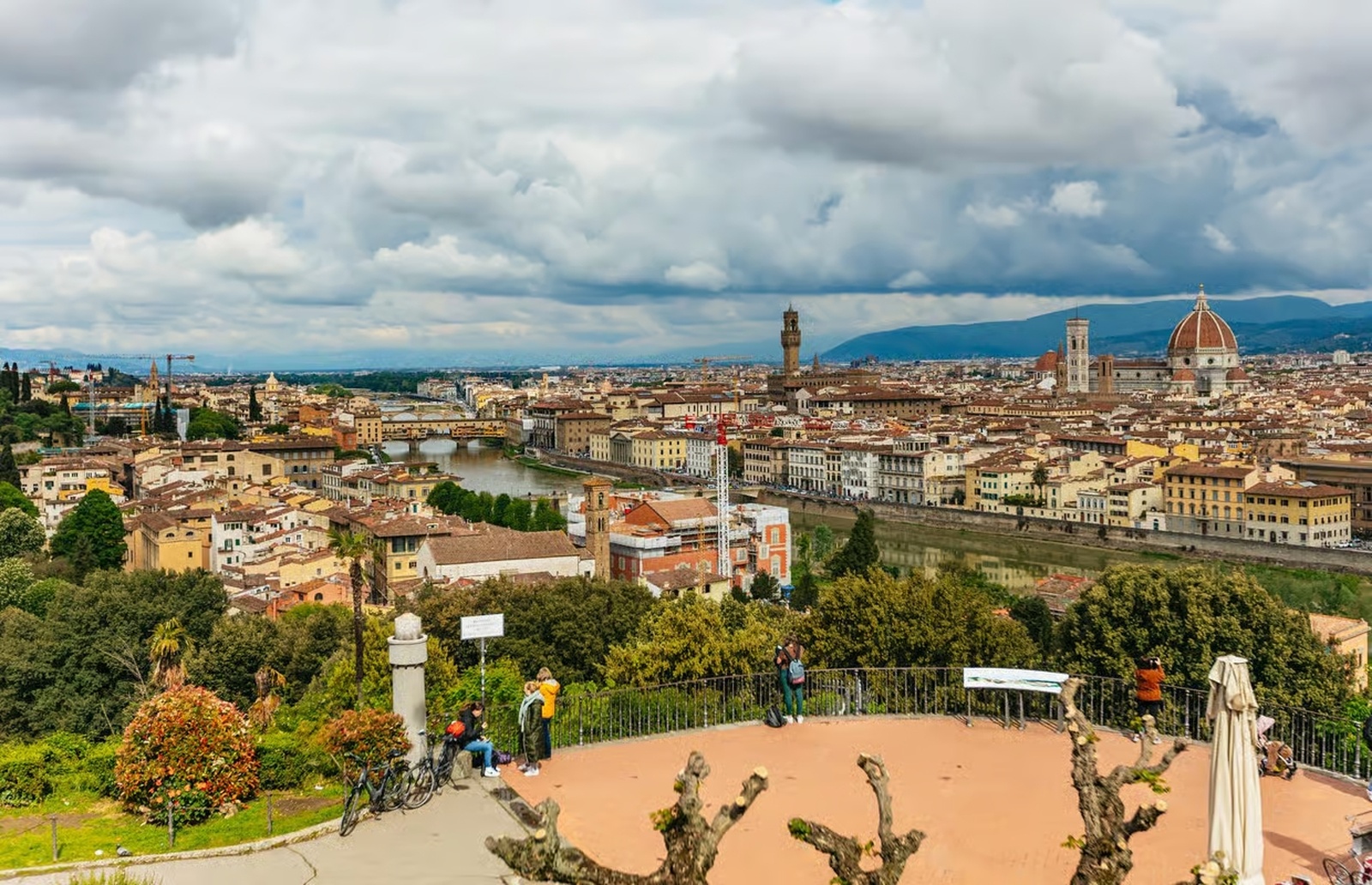 Panoramic golf cart tour of Florence