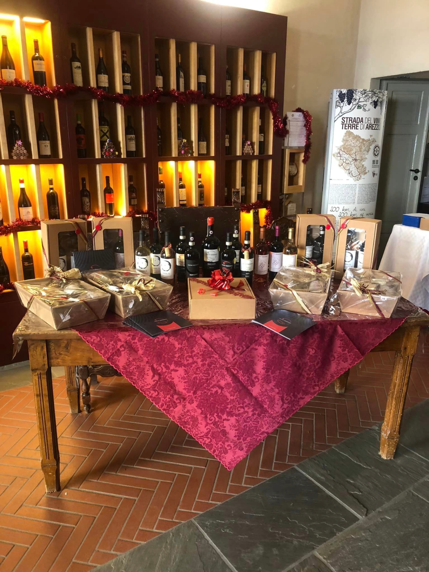Wine tasting per le feste natalizie nella città di Arezzo