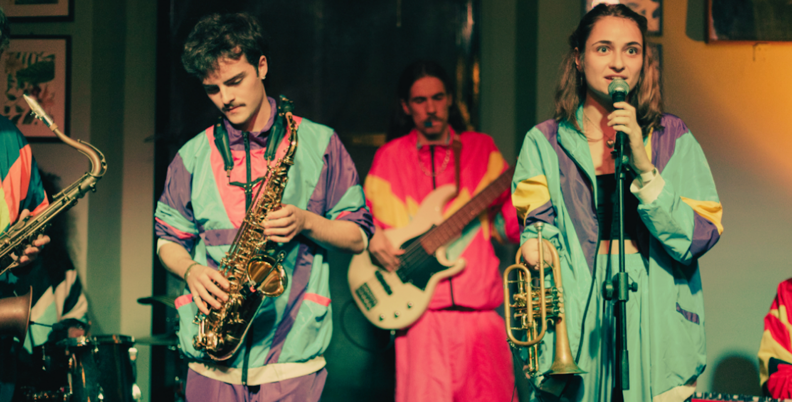 Un momento del concerto della Jungle Society