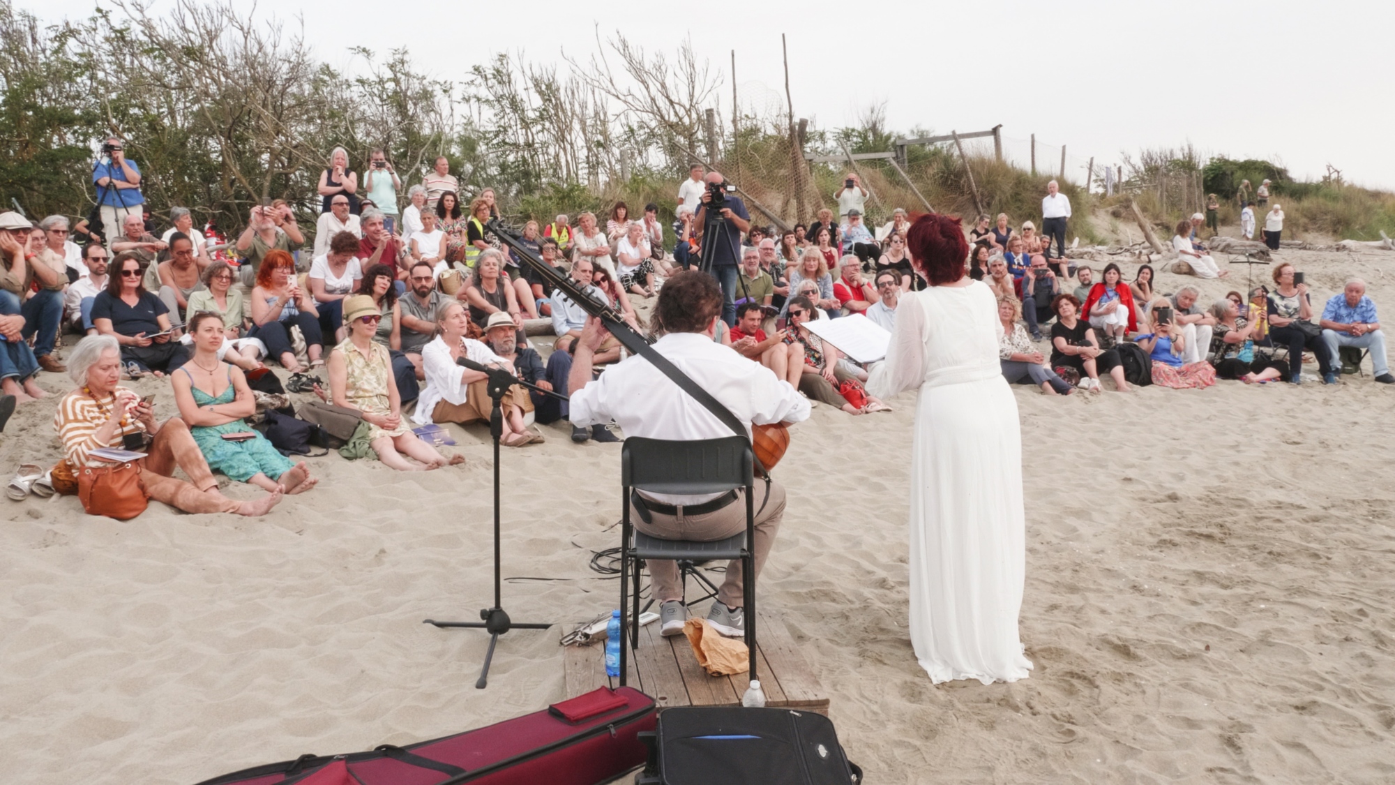 A concert on the beach