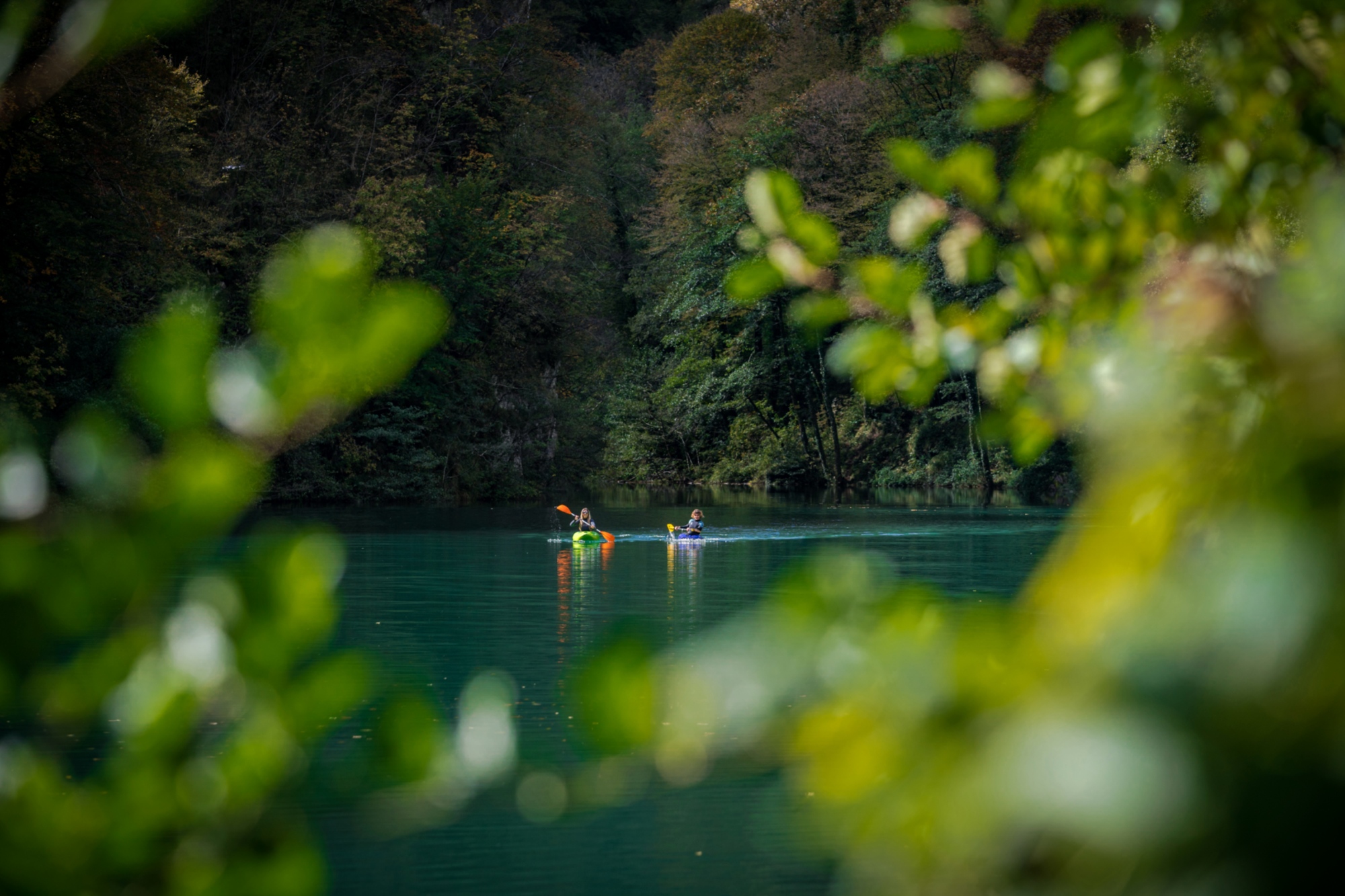 En kayak en Garfagnana