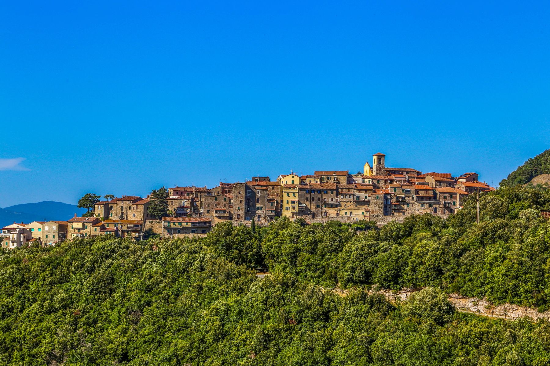 Blick auf Gavorrano Blick auf Gavorrano