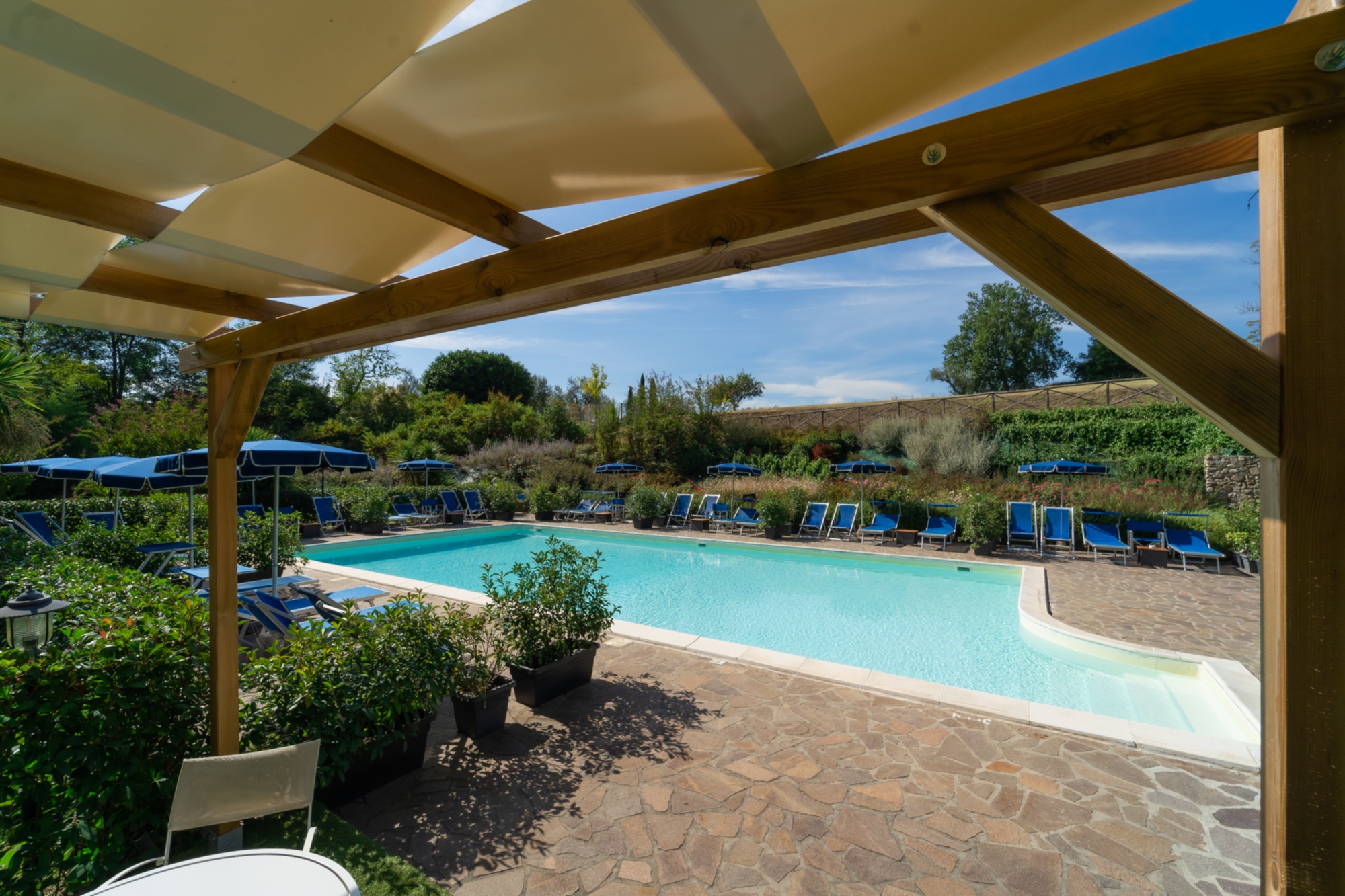 La piscina dell'Agriturismo Torreghiotta