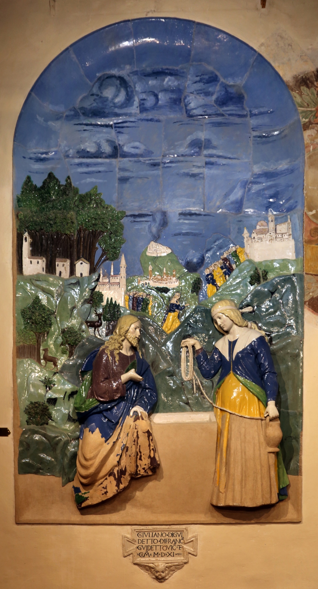 Girolamo Della Robbia Cristo Samaritana Pozzo