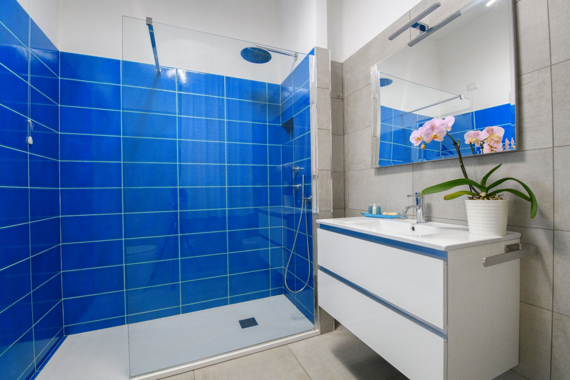 Il bagno del bed and breakfast Marina House Porto Ercole