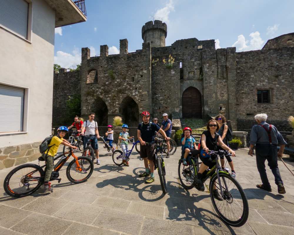 Cyclisme au château de Malgrate