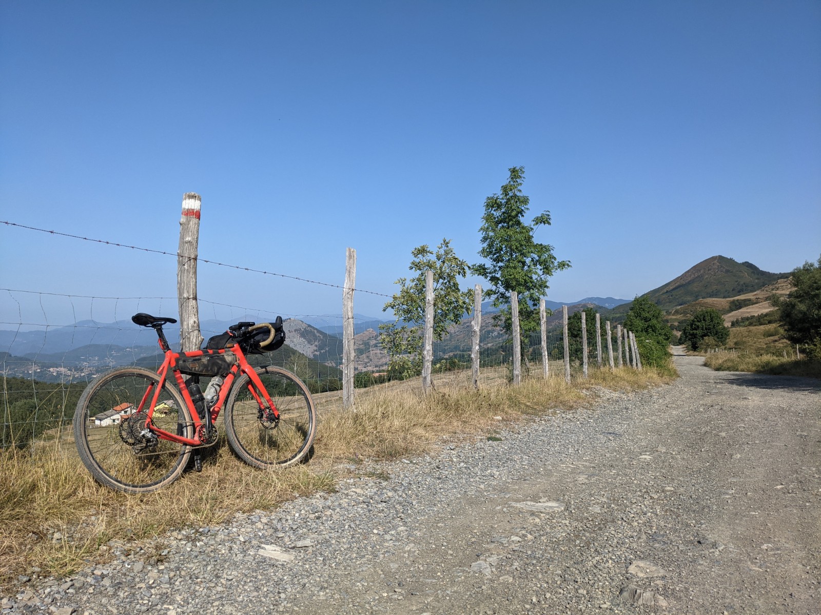 Il percorso di Lunigiana Gravel