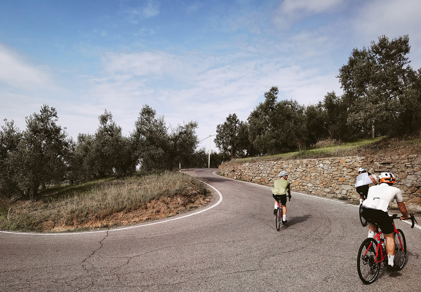 Florence hills on bike