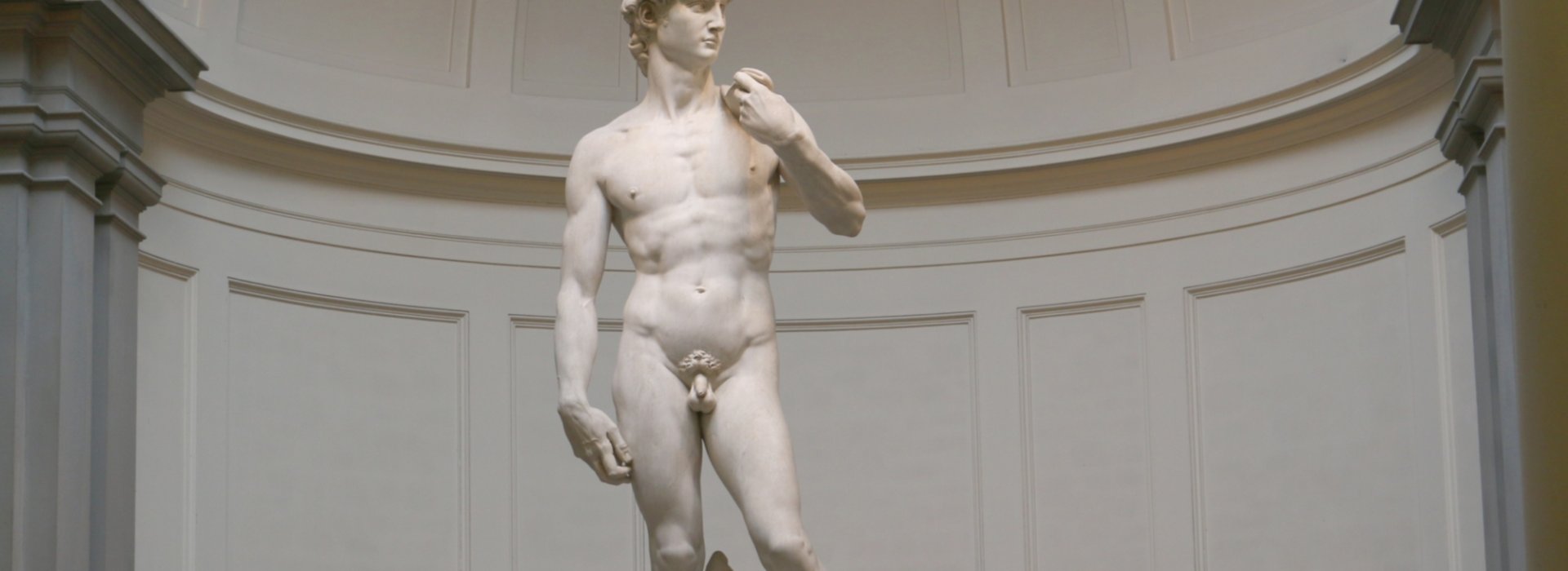 Il David di Michelangelo alla Galleria dell'Accademia