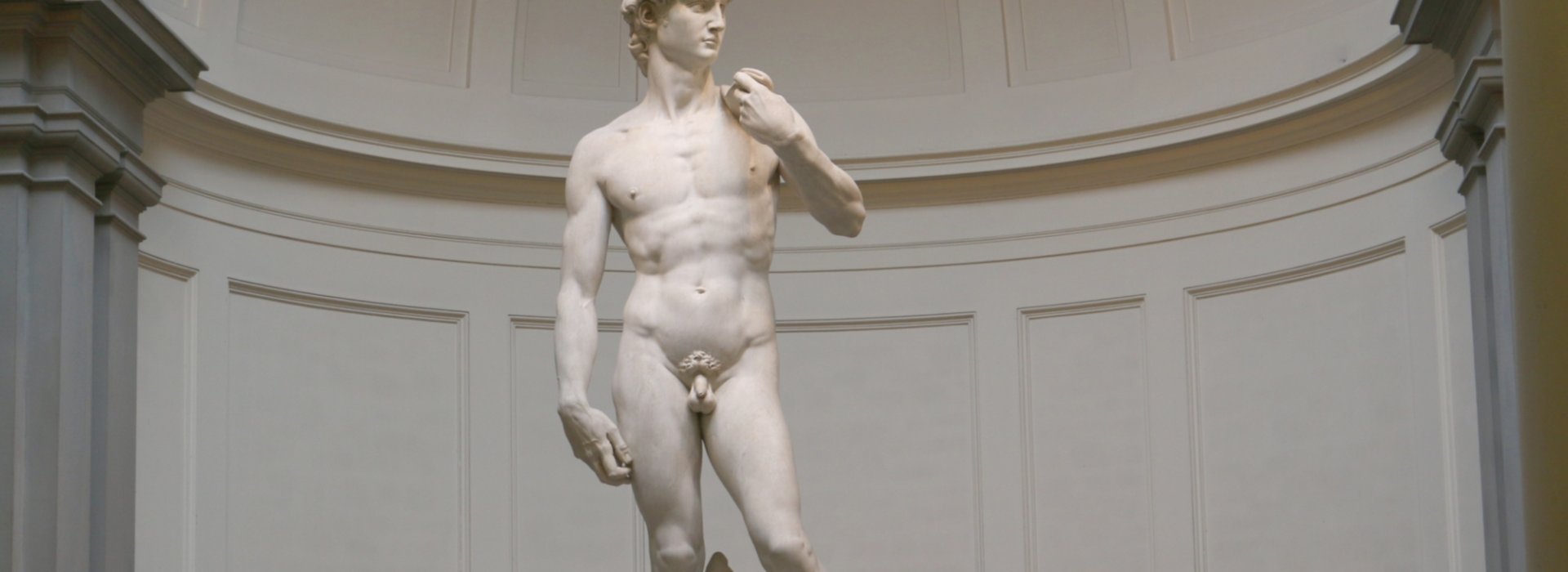 Il David di Michelangelo alla Galleria dell'Accademia Il David di Michelangelo alla Galleria dell'Accademia