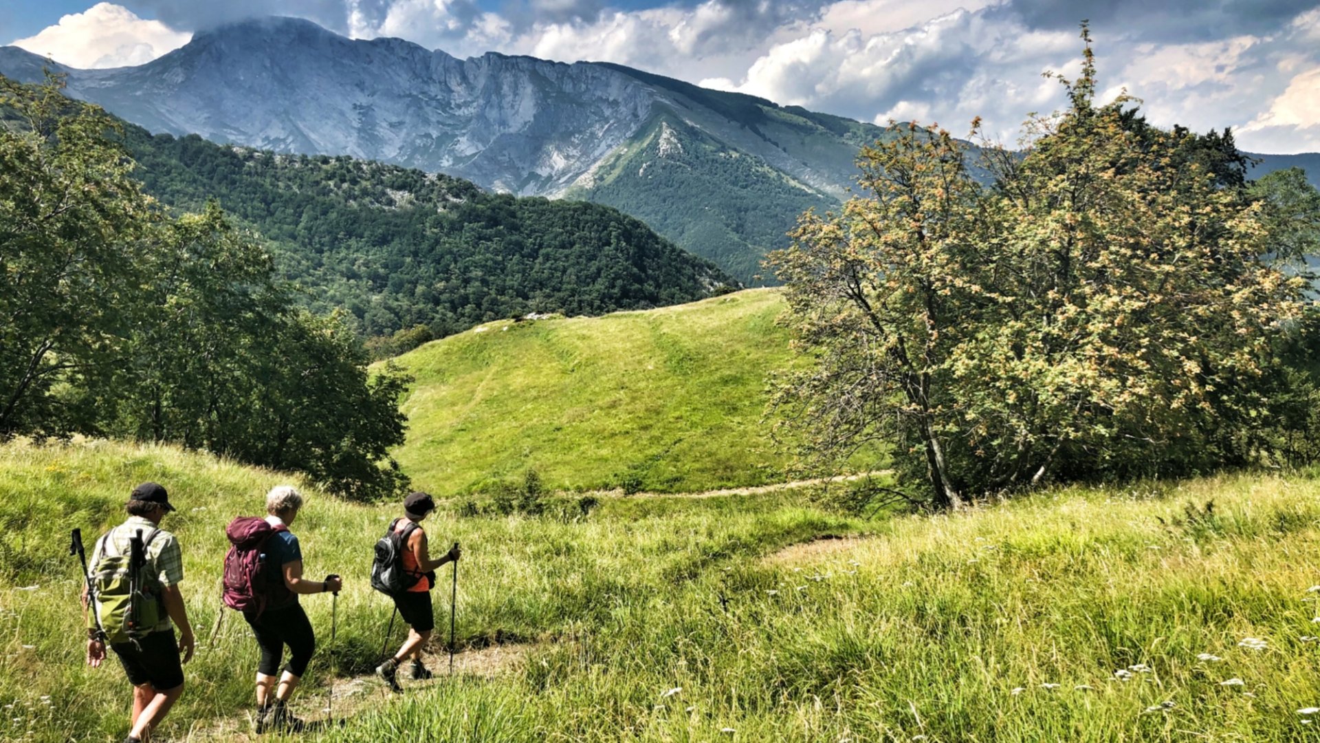 Trekking at Alpeggio del Puntato in Garfagnana, Tuscany